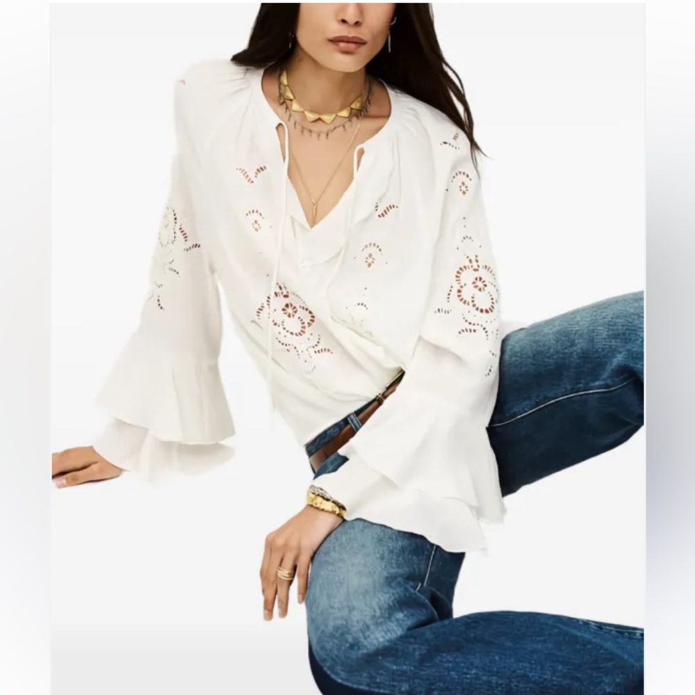 Ba&sh Omar blouse NWT 2 M - Picture 10 of 13